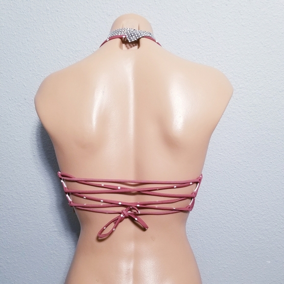 NEW PINK Victoria's Secret push up swim bikini top XS - Picture 4 of 5